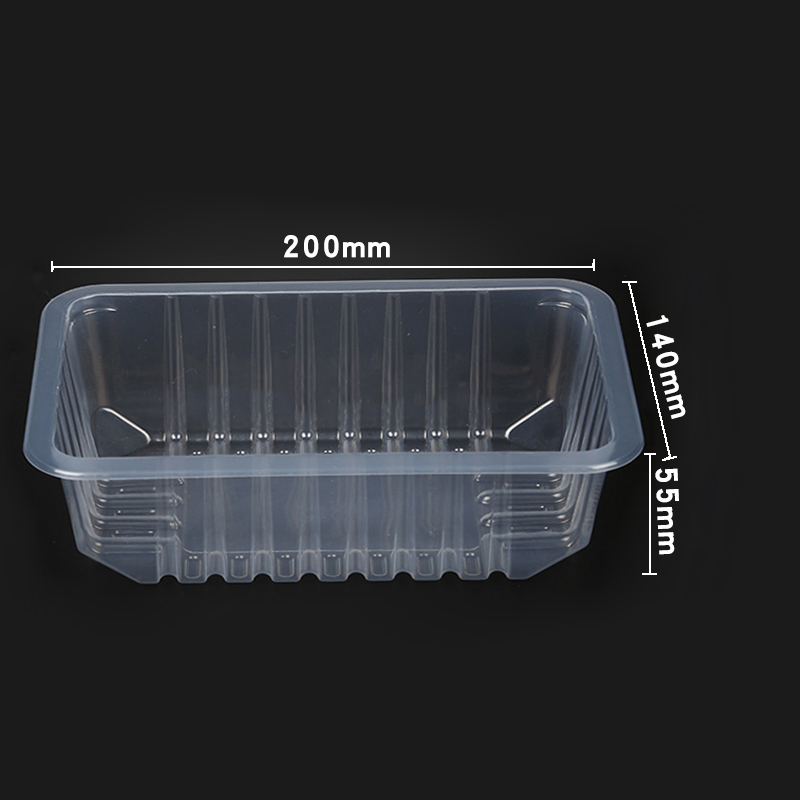 transparent tray